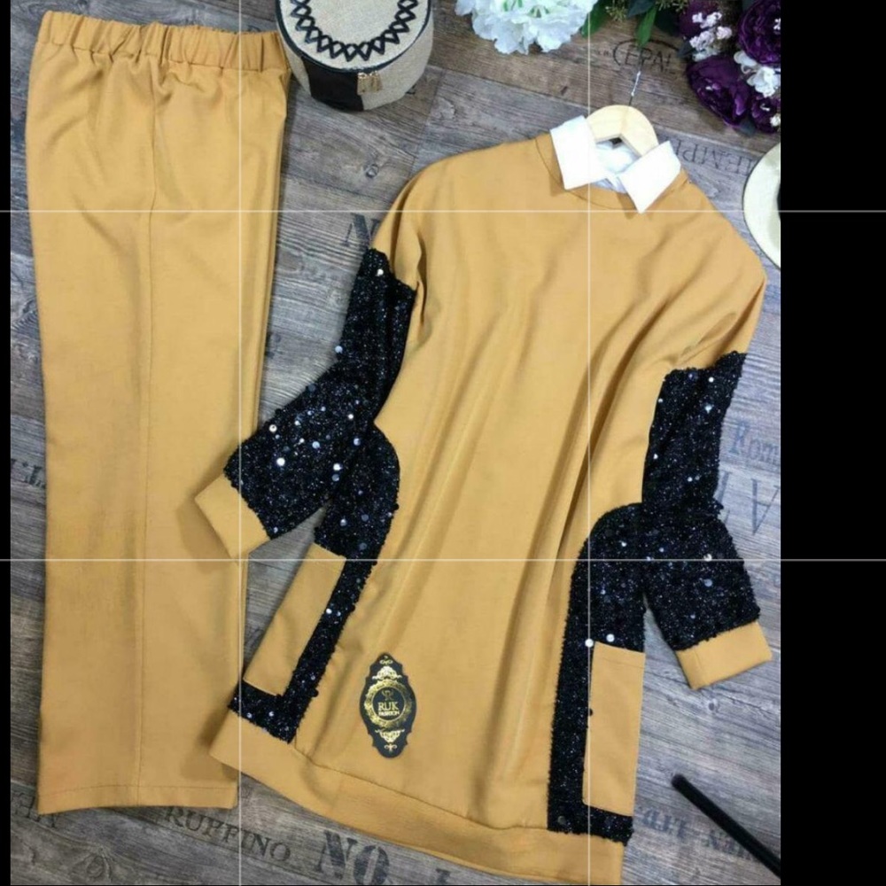 Blues and pants set